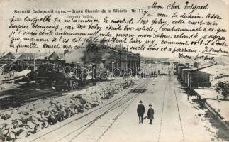 Tajga, Siberian railway station