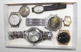 7db klf javításra és elemcserére szoruló férfi és női karóra