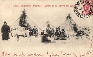 Northern Russian huts, folklore