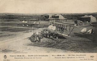 Military WWI; French aero squadron in Orient (EK)