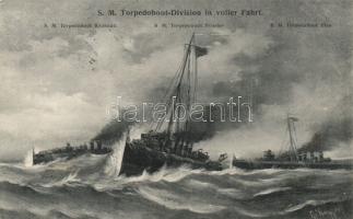 Torpedo ship division SMS Krokodil, SMS Streiter, SMS Ulan