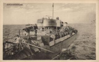 Telegraphy communication on the board of a K.u.K. warship