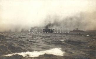 SMS Escadre around Pola, photo