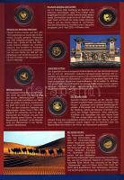 "A Világ Legkisebb aranypénzei" gyűjtői mappában, 14db (999/1000) finomságú (T:PP) 1,2g sú...