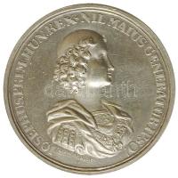 1687. I. József koronázási Ag emlékérem Szign.: LOWARBII.F. (49mm/49.23g) T:2,2- /  1687. Silver Coronation medallion of Joseph I Sign: LOWARBII.F.  Reverse: "THRONVS EIVS SICVT SOL IN CONSPECTV ALTISSIMI ET SICVT LVNA PERFECTA PS. 88 V 37."  Edge: "LONGÆVUS MAGNOS VOLVENDIS MENSIBUS ORBES IMPERIO EXPLEBIT!" (49mm/49.23g) C:XF,VF HTÉ.644