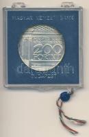 1977. 200Ft Ag "Nemzeti Múzeum" T:BU Eredeti, plombált MNB plasztiktokban!