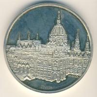 2006. "Itthon Európában 2002-2006" Ag(925)emlékérem 2 uncia (d=50mm) díszdobozban, sorszám...