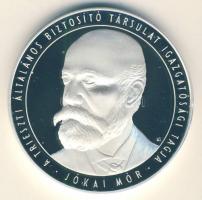 2004. "Allianz Hungária Biztosító Rt. - Jókai Mór" Ag(925) emlékérem 1 uncia (d=42,5mm) dí...