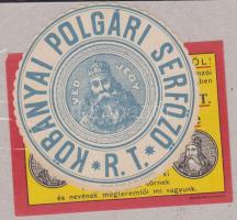 Kőbányai Polgári Serfőzde Rt.: 2 db védjegy/sörcímke