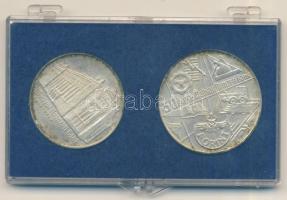 1974. 50Ft Ag + 100Ft Ag "50 éves az MNB" T:BU eredeti MNB plombált plasztiktokban!