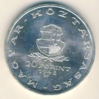 1948. 20Ft Ag "Táncsics" T:1-