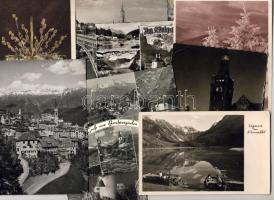 13 db külföldi képeslap (Ausztria, NSZK, Svájc) az 50-es évekből