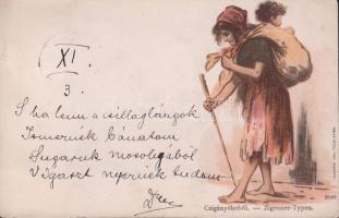 1899 Gypsy folklore litho