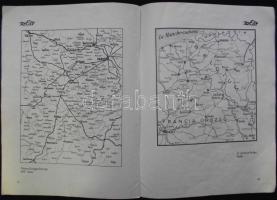 1915 Az Est: A világháború tárképei 20 térképet tartalmazó kiadvány. Borítón szakadás / Maps of the ...