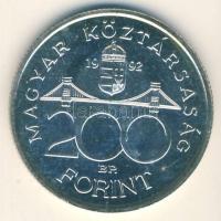 1992. 200Ft Ag "MNB" T:1