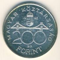 1992. 200Ft Ag "MNB" T:1