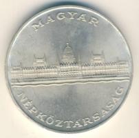 1956. 25Ft Ag "10 éves a forint / Parlament" T:2
