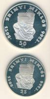 1966. 25Ft Ag + 50Ft Ag "Zrínyi" pár T:PP