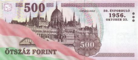 2006. 500Ft "1956-os forradalom évfordulója" (2x) "EB" széria, egymás utáni sors...