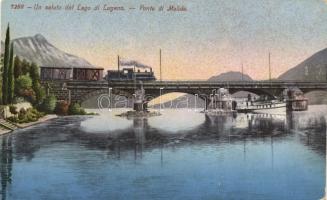 Melide (Lago di Lugano) railway bridge
