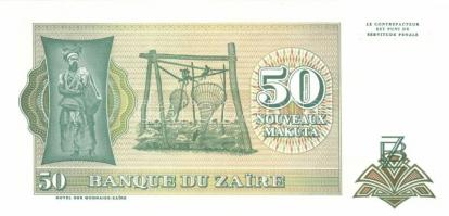 Zaire 1993. 5NK + 10NK + 50NK + 1NZ T:I + Zambia 1992. 20K + 50K T:I
Zaire 1993. 5 N.Makuta + 10 N.M...