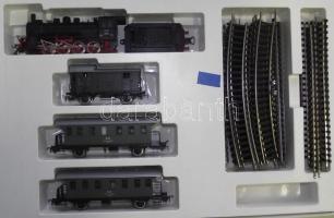 Piko expert modell vasút készlet: Mozdonnyal, 3 vagonnal, sínekkel eredeti dobozban, leírással / Pik...