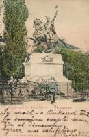 Bucharest Mihai Bravu statue (Rb)