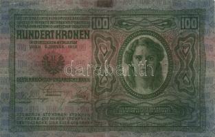 1902. 1000K "Magyarország" piros körlebélyegzéssel + 1902. 1000K II.kiadás piros vízszinte...