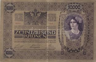 1902. 1000K "Magyarország" piros körlebélyegzéssel + 1902. 1000K II.kiadás piros vízszinte...