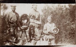 Military WWI telegraphic unit photo