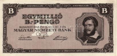 1930-45. 50P (2x) klf + 100P (2x) klf + 100.000.000P + 10.000MP + 100.000MP + 10.000BP + 100.000BP +...