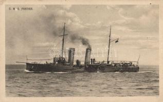 SMS Panther, litho flag on backside (Rb)