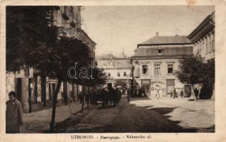 Ungvár Rákóczi street, shoe shop (EB)