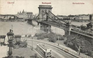 Budapest Lánchíd a 7-es villamossal