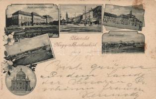 1898 Nagybecskerek with synagogue
