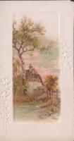 Countryside litho minicard (14 × 7.5 cm) (EM)