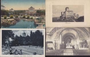 10 db régi magyar városképes lap, határontúl is