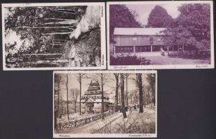 Mátraháza, Mátrafüred - 3 db képeslap