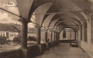 Lőcse town hall arcades (wet damage)