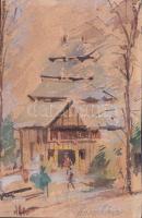 Mátraháza, kézzel festett