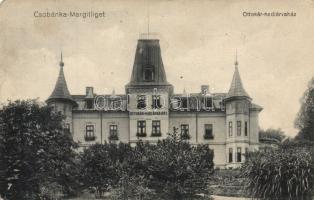 Csobánka-Margitliget Ottokár hadiárva-kórház (Rb)