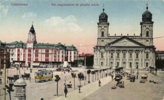 Debrecen Református Nagytemplom villamossal
