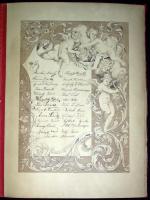 cca 1900 Kramer Samu művészi bútorasztalos Gyár (ma Jókai) utcai üzlete fennállásának 25. évfordulój...