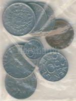Dánia,Finnország,Svédország 8db skandináv pénzérme, közte Svédország 1946. 1K Ag "V.Gusztáv" T:vegyes Denmark, Finnland, Sweden 8 scandinavian coins with Sweden 1946. 1 Krona Ag "Gustaf V" C:mixed