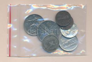 Olaszország 1918-1931. 5c (2x) + 20c (2x) + 50c + 1L + 2L T:2,3 Italy 1918-1931. 5 cents (2x) + 20 cents (2x) + 50 cents + 1 Lira + 2 Lire C:XF,F