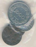 Ausztria 1924. 100K + 200K + 1000K + 1925. 1/2Sch Ag + 1936. 1Gr T:2,2- Austria 1924. 100 Kronen + 200 Kronen + 1000 Kronen + 1925. 1/2 Schilling Ag + 1936. 1 Groschen C:XF,VF