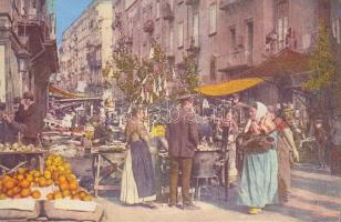 Naples market, folklore