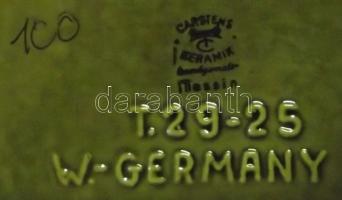 Kis mázas kerámia tálca 14x25cm