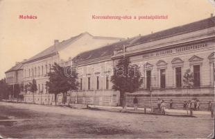 Mohács Koronaherceg utca, posta, bank
