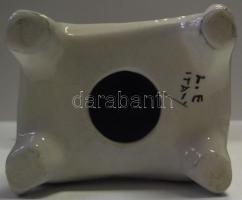 Kézzel festett olasz porcelán telefon (hajszálrepedések) / Handpainted italian chinaware phone (smal...